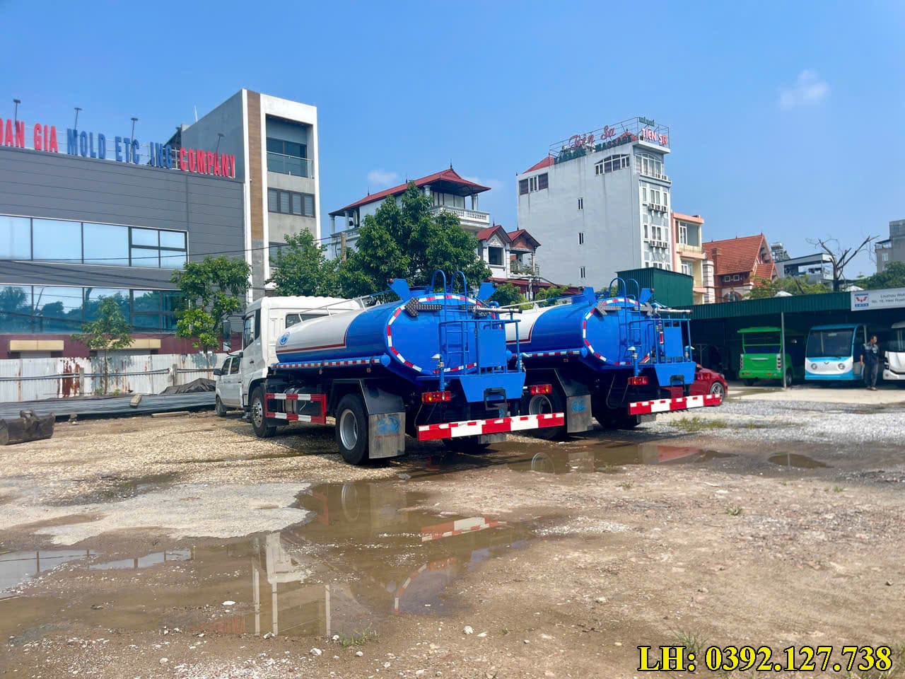 cho thuê xe tưới nước rửa đường tại Hưng Yên