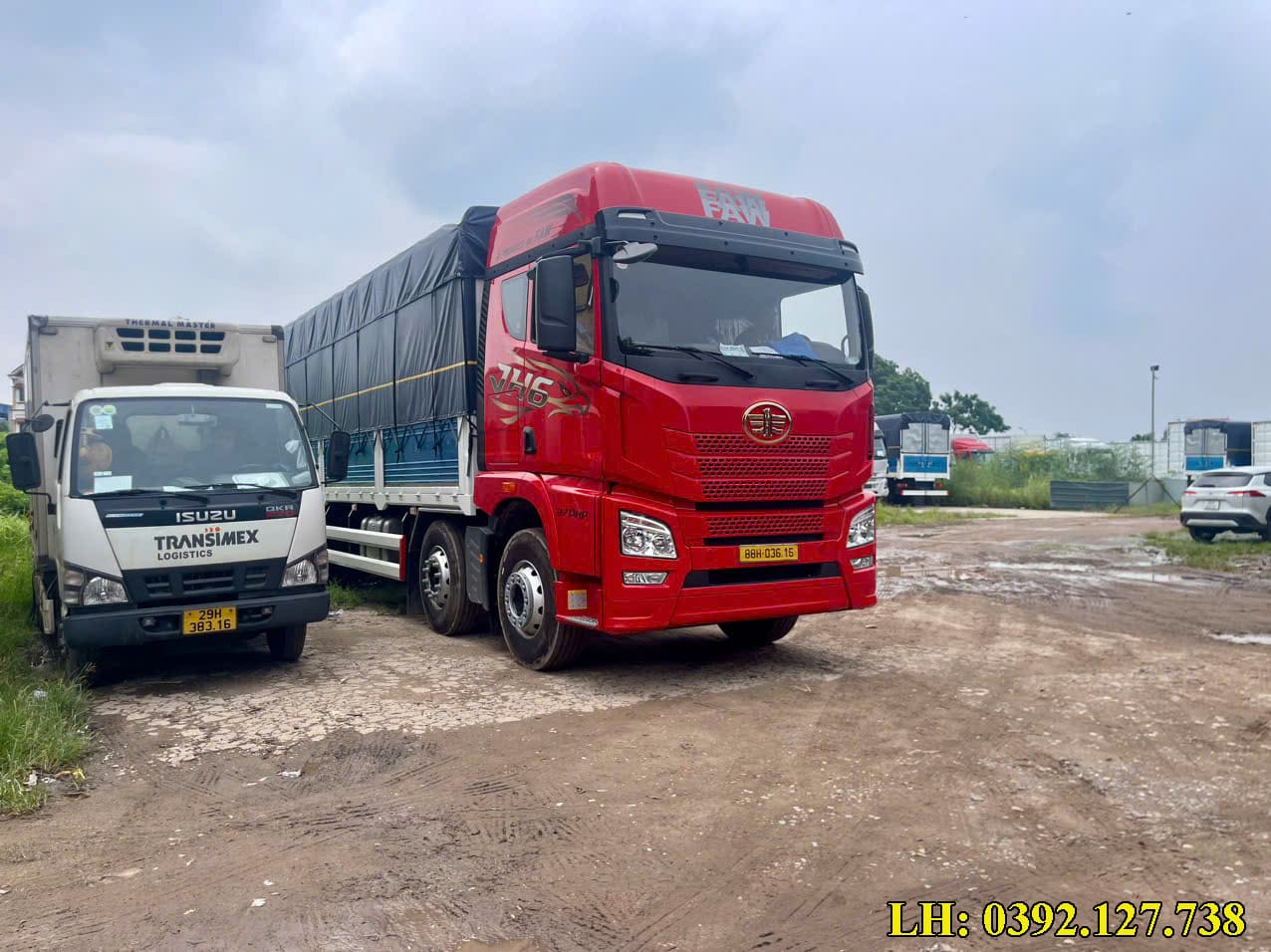xe tải FAW 4 chân JH6