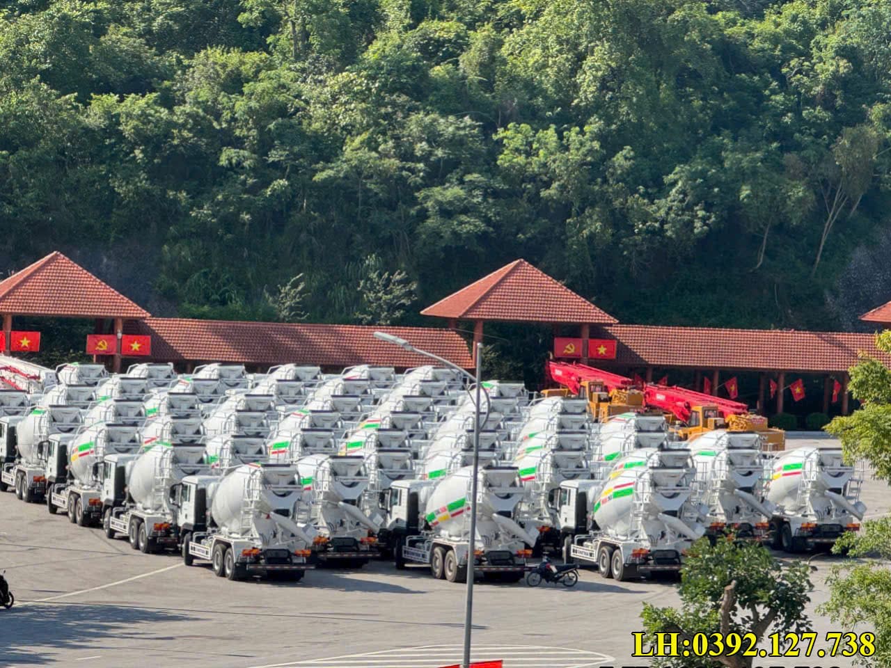 xe trộn bê tông cũ