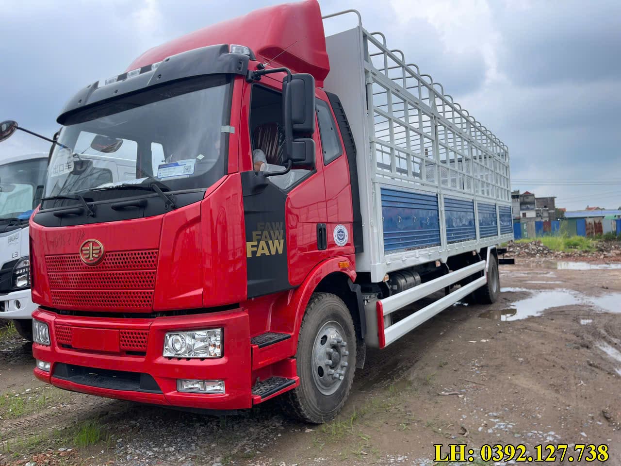 xe tải faw 8 tấn mui bạt