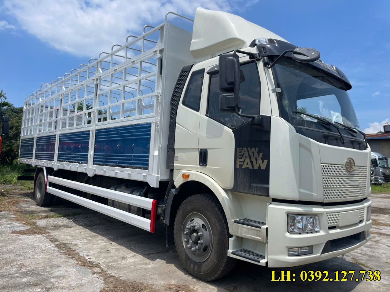 xe tải faw 8 tấn mui bạt tại Bắc Ninh