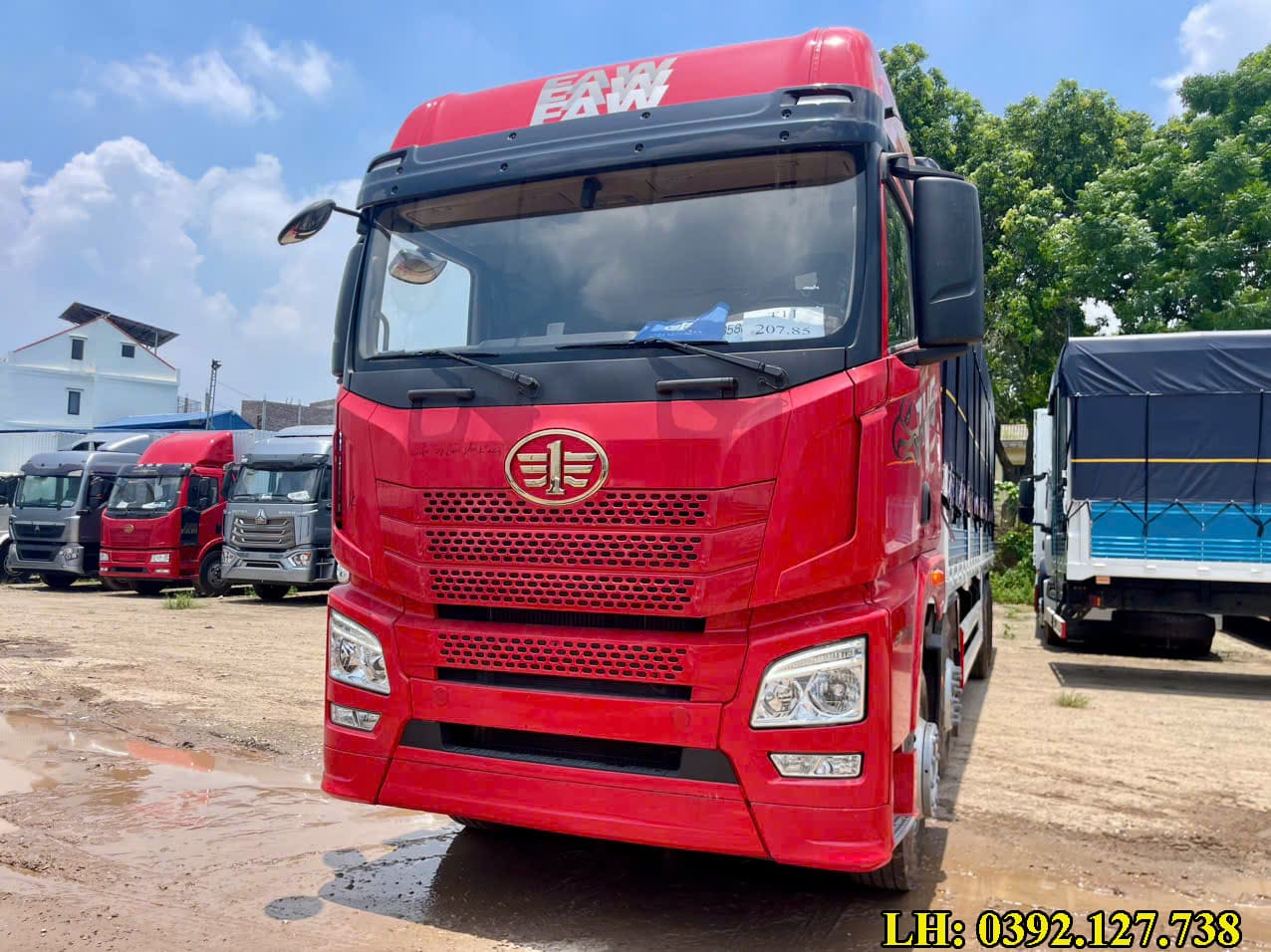 xe tải faw 4 chân tại tuyên quang