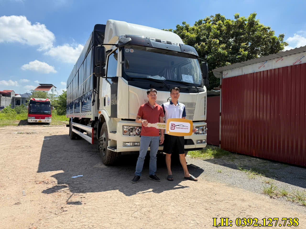 xe tải faw 8 tấn mui bạt tại Đắk Nông