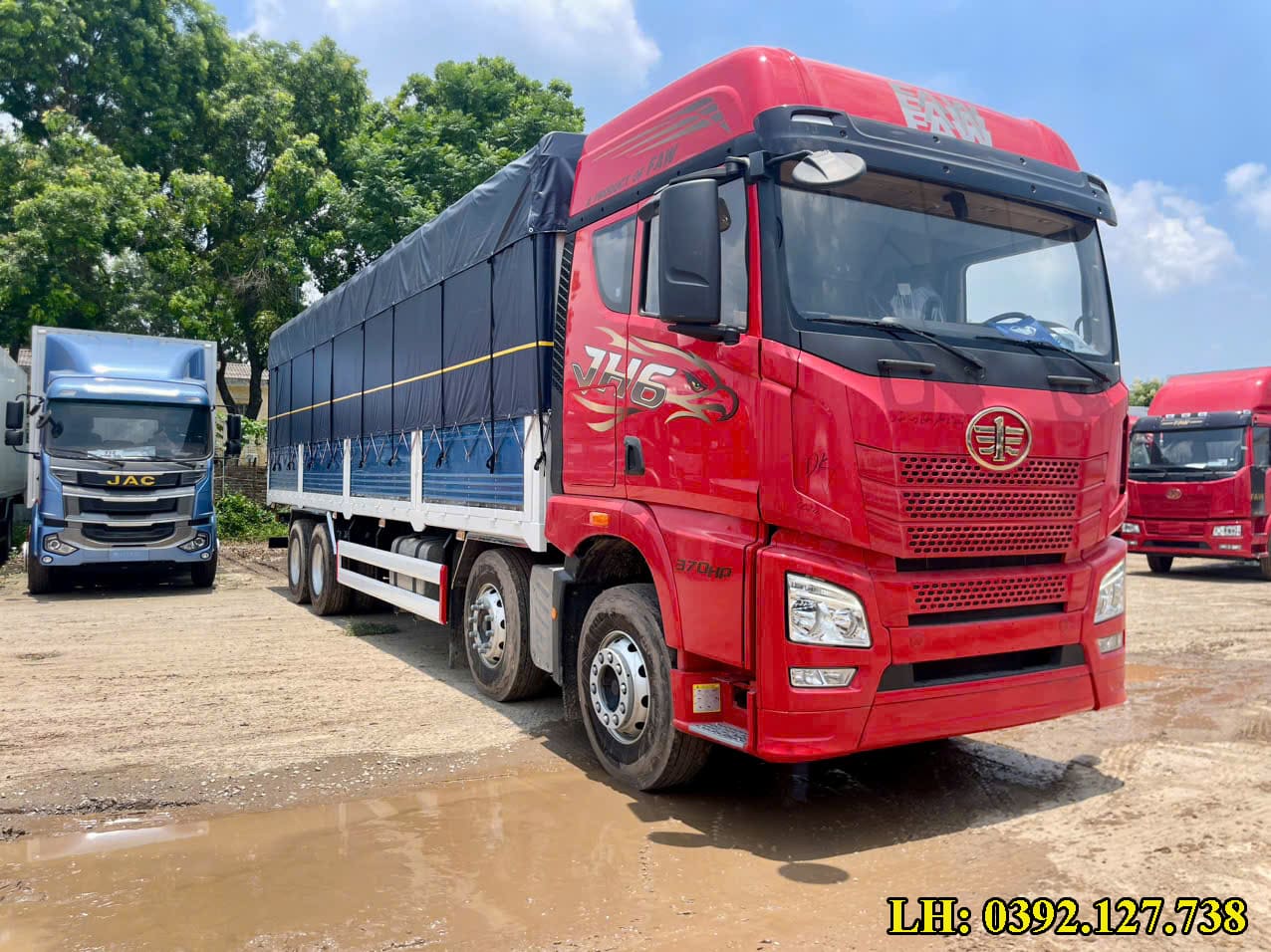 xe tải faw 4 chân
