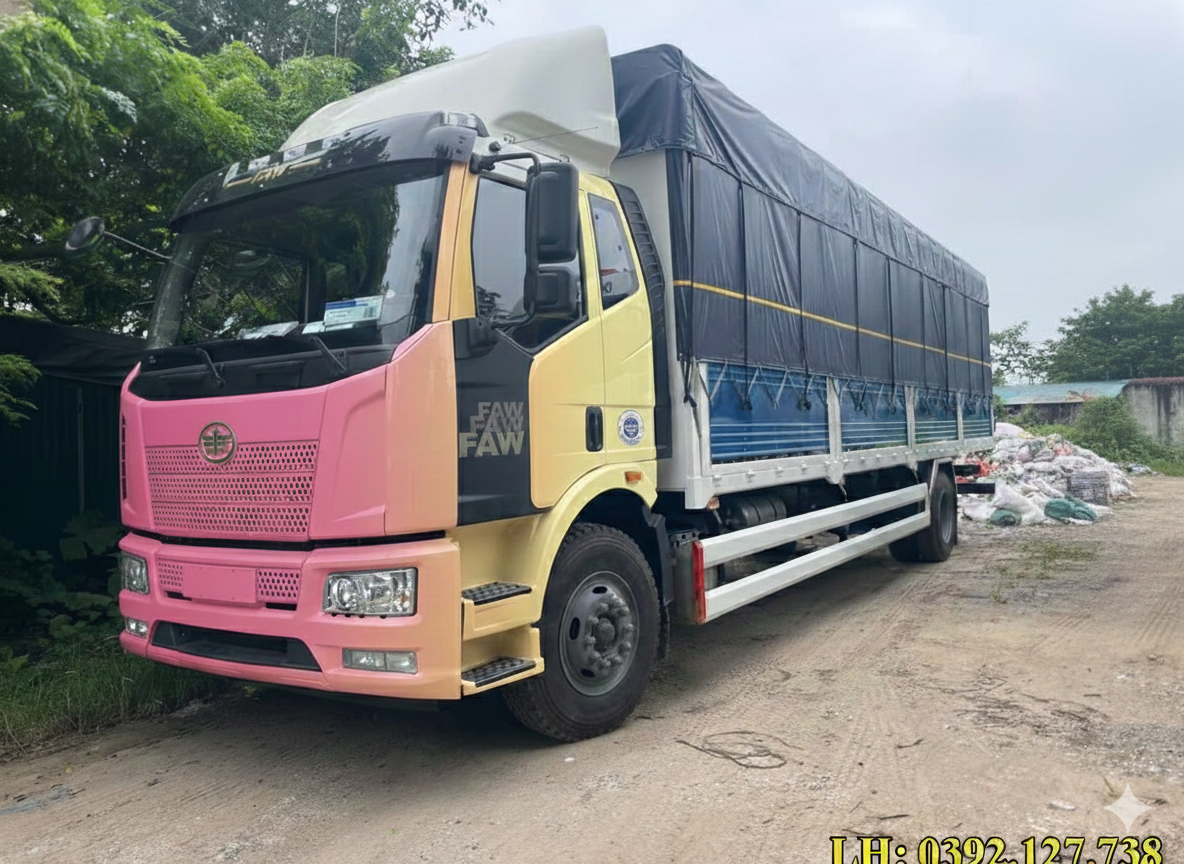 xe tải faw 8 tấn mui bạt tại ninh thuận